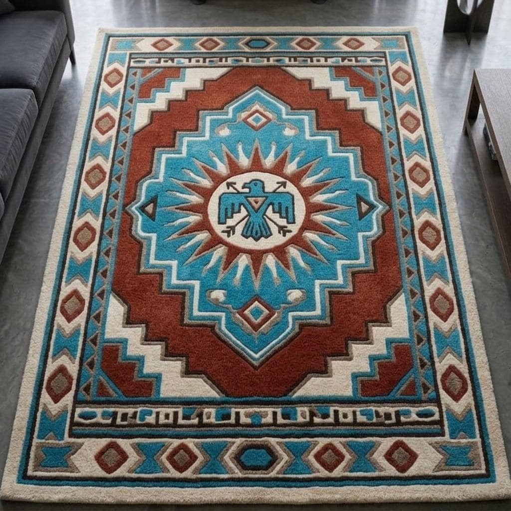 Thunderbird Rug - Etsy