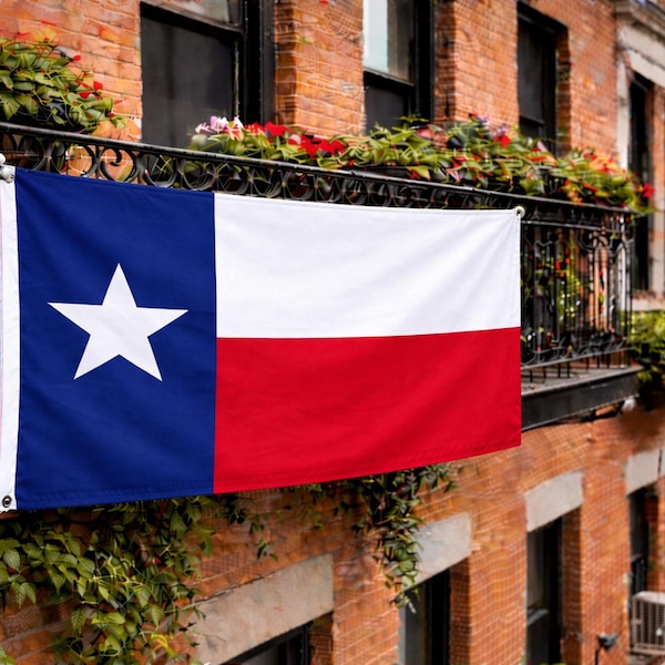 Texas USA Flag 3x5 ft (150x90 cm) | Texas Flag Outdoor Indoor | Large Flag Banner