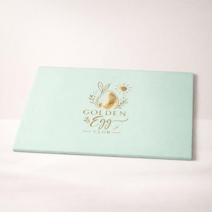 Easter Glass Cutting Board Golden Egg Club, Easter Kitchen Decor, Spring Serving Board, Easter Brunch Decor, Easter Gift, Farmhouse Kitchen