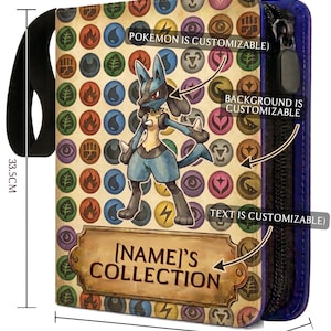 Custom Tcg Binder With Zipper - Etsy