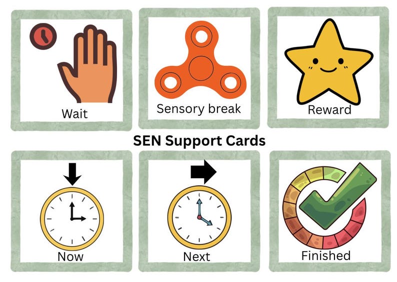 Visual Schedule Cards Printable | SEN Autism Routine Timetable ...