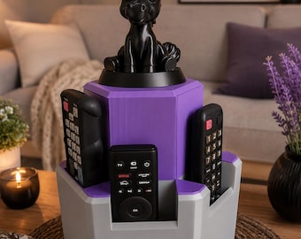 Rangement télécommandes cheval – Organisateur de salon – Support télécommandes imprimé 3D – Cadeau original