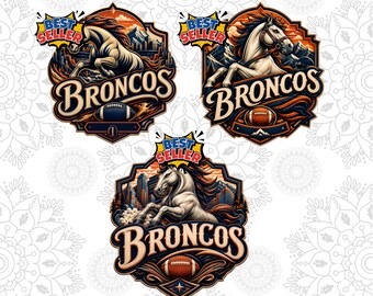 Broncos Tshirt Sublimation Design PNG, Football Game Day PNG(Digital Download)