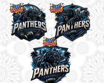 Panthers Tshirt Sublimation Design PNG, Football Game Day PNG(Digital Download)