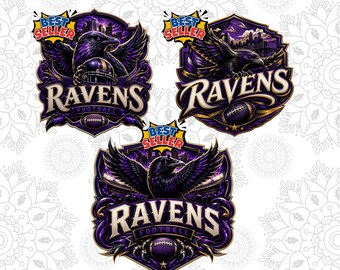 Ravens Tshirt Sublimation Design PNG, Football Game Day PNG (Digital Download)