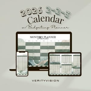 2026 2-2-3 Calendar w/ Budgeting Planner