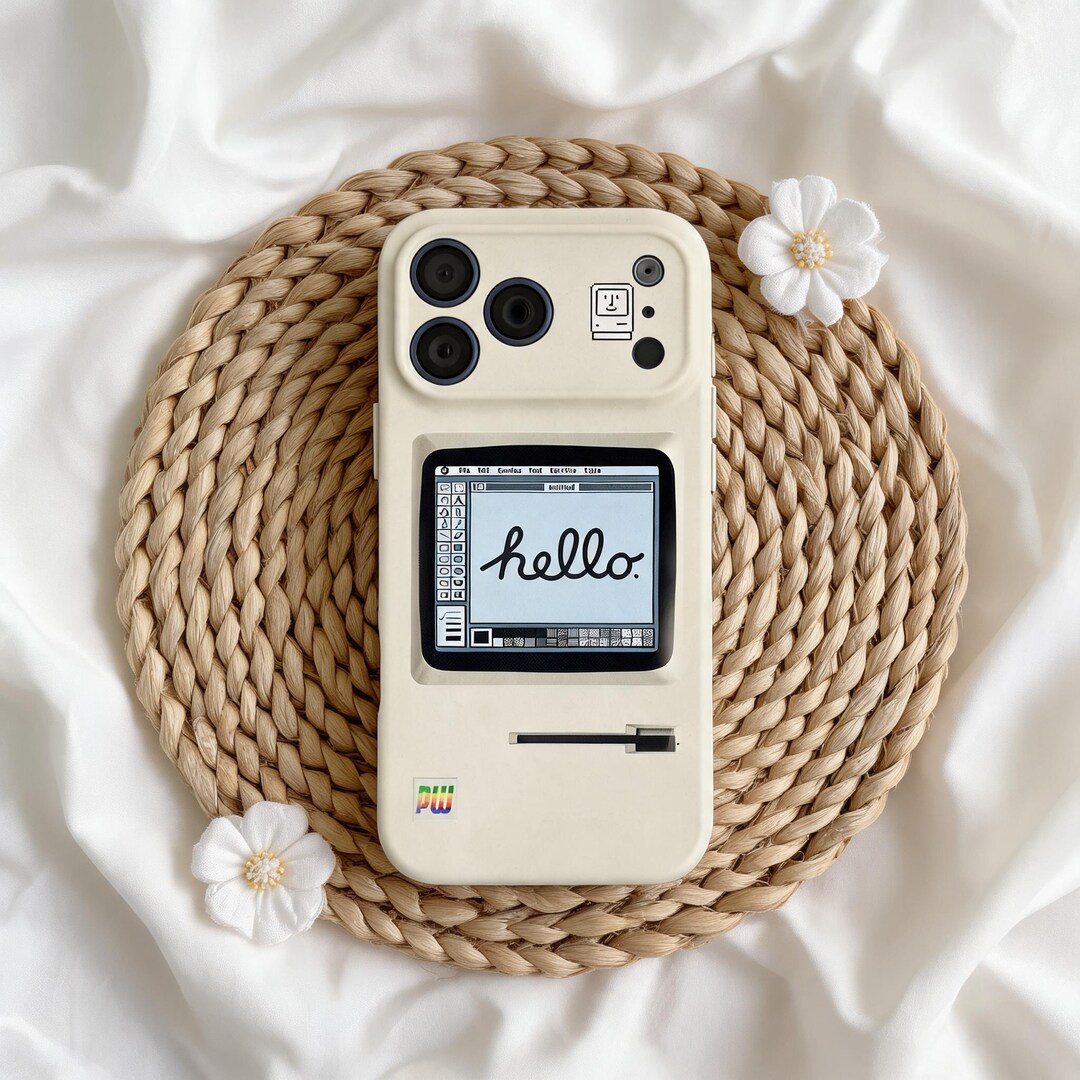 Retro Computer Case, Vintage Tech Cover, 90s Nostalgia Gift iPhone 17 ...