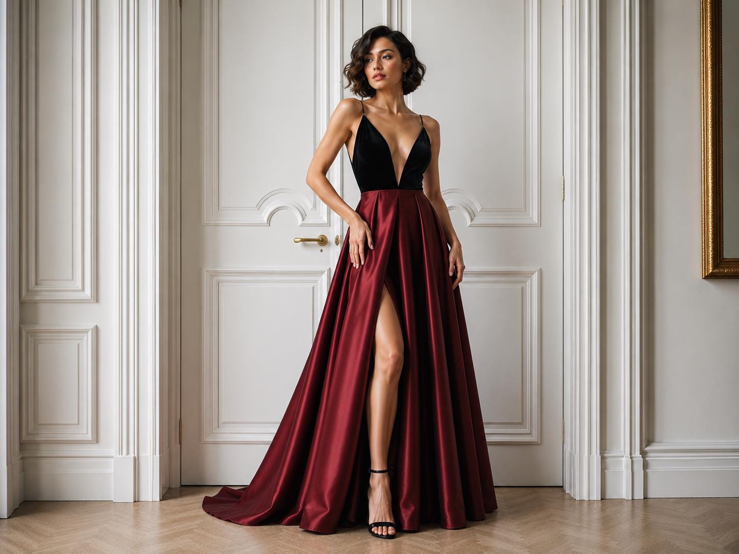 brunch prom dresses KissProm Silver Spaghetti Straps Mermaid Appliqued Dress With Split, Golden / 8 Royal Blue traditional dirndl Color:Nude Lining Free People Womens Bluebell