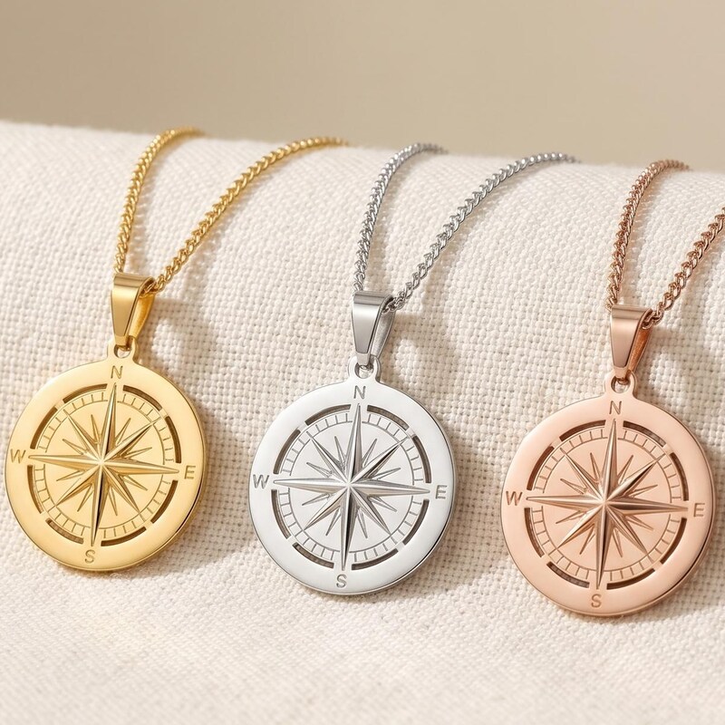 Neck Compass Compass Necklace - Etsy
