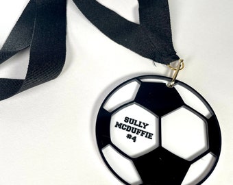 Custom Soccer Keychain | Soccer Keychain | Soccer Award | Soccer Lanyard | Soccer