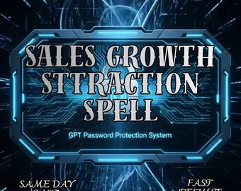 Sales Growth Attraction Spell, Increase Customers, Revenue and Business Success Fast, Powerful Money Manifestation Ritual, Same Day Cast