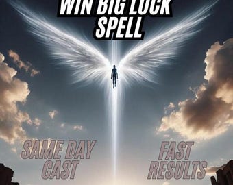 Win Big Luck Spell, Attract Fortune and Lucky Wins, Increase Success Energy, Powerful Manifestation Ritual, Same Day Cast