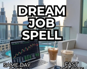 Dream Job Spell, Attract Career Success and Opportunities, Land Your Ideal Job Fast, Powerful Manifestation Ritual, Same Day Cast