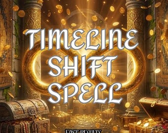 Timeline Shift Spell, Change Your Reality and Manifest Fast, Powerful Reality Manifestation Ritual, Same Day Cast