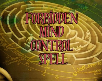 Forbidden Mind Control Spell, Fast Attraction Ritual,Same Day Cast (Digital Download)