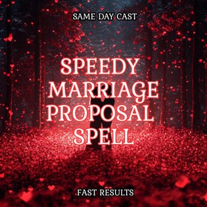 Snel huwelijksaanzoek Spell Digitaal ritueel | Energieboost | Verloving aantrekken Liefde manifesteert zich snel Voorstel