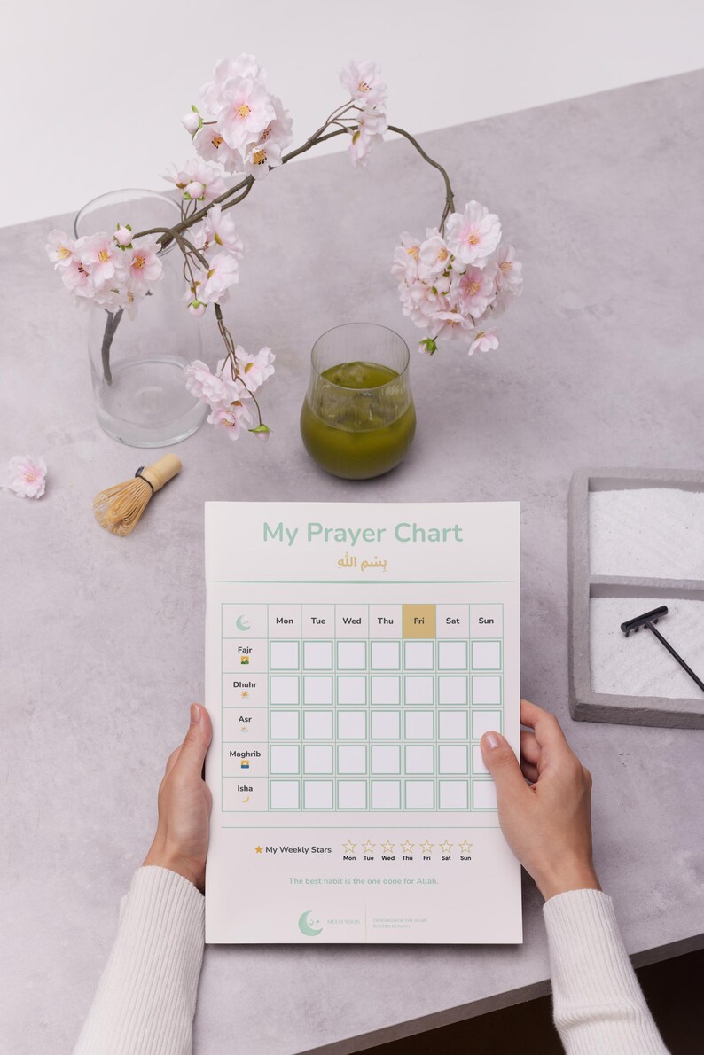 Prayer Chart.pdf Kids Prayer Tracker Printable | Islamic Prayer Chart | Muslim Children ...