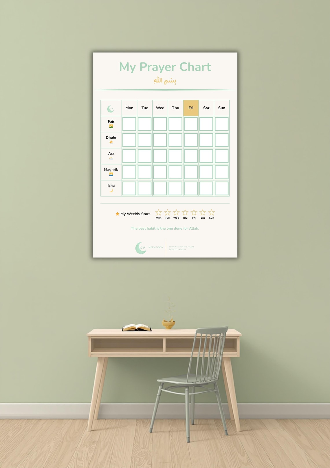 Prayer Chart.pdf Kids Prayer Tracker Printable | Islamic Prayer Chart | Muslim Children ...