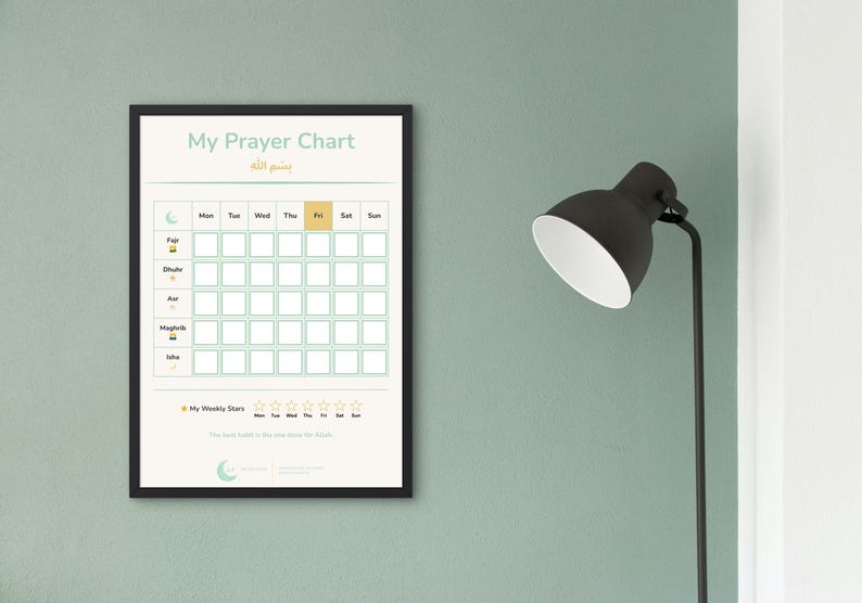 Prayer Chart.pdf Kids Prayer Tracker Printable | Islamic Prayer Chart | Muslim Children ...