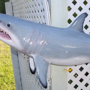 Great White Shark Artist Statue 3 feet