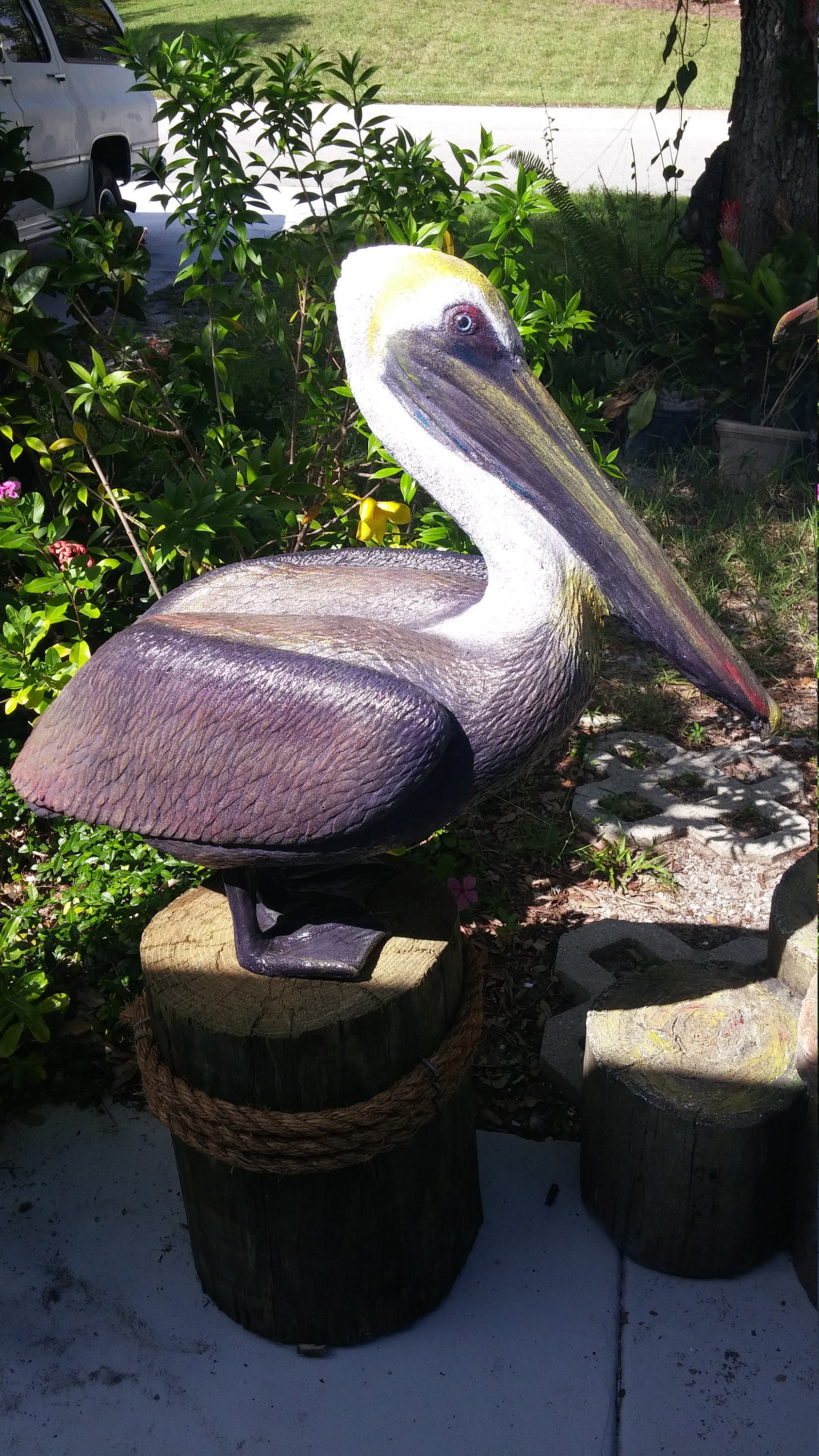 Life Size BROWN PELICAN Sculpture limited ed. Statue Etsy