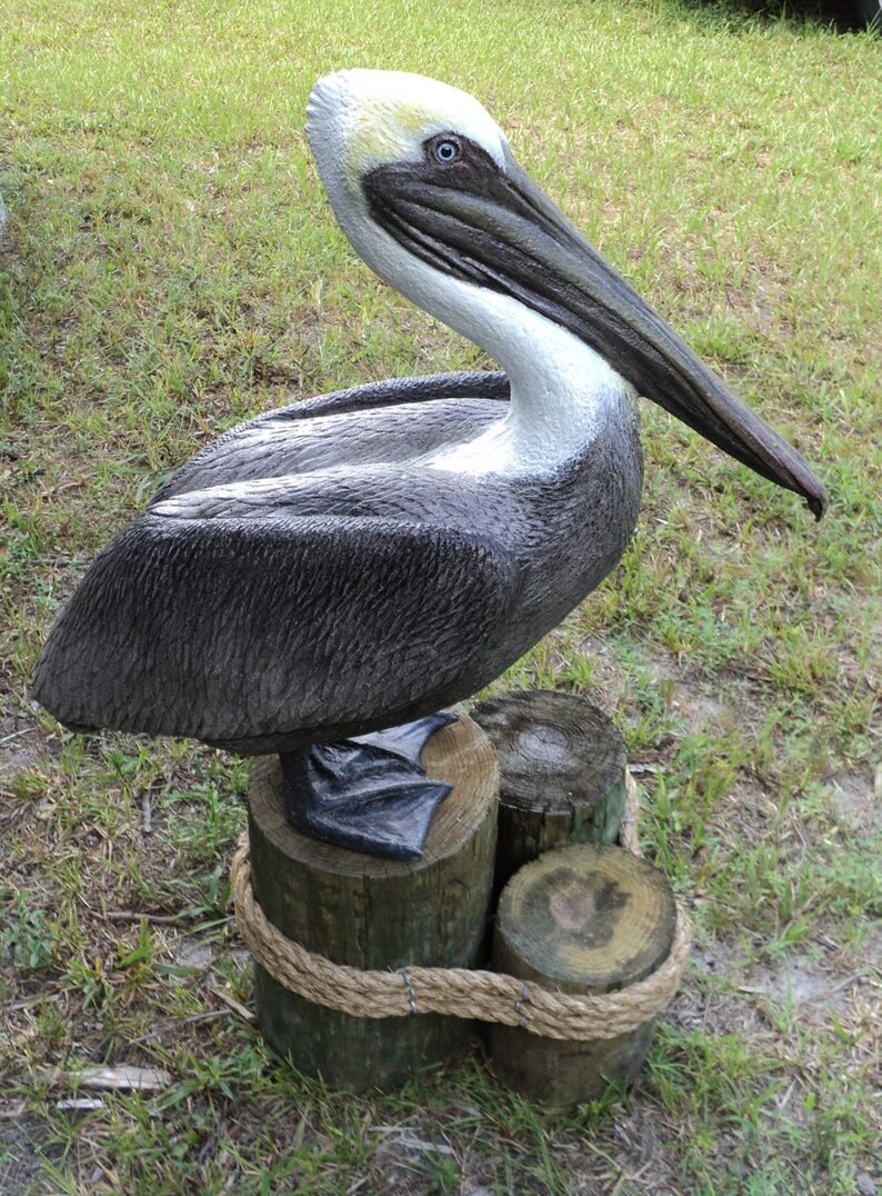 Triple Piling Base for Life Size PELICAN or Any Sculpture Etsy