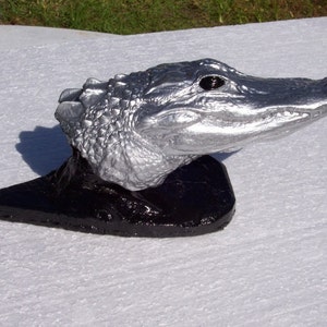 Alligator Head Sculpture image 2
