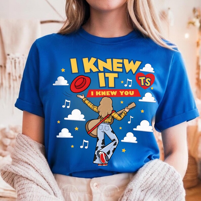 Vintage I Knew It I Knew You Shirt, TS and Toy Story 5 Friendship Shirt, Woody Buzz Lightyear Tee, Disneyland Toy Story Family Matching Tee image 9
