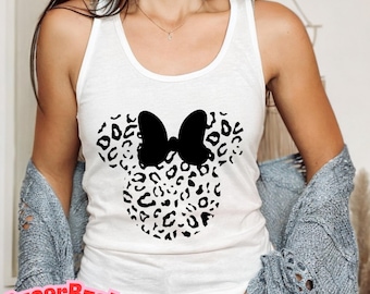 Disney Animal Safari Kingdom Tank Top, Disney Mickey Tank Top, Mickey Head Cheetah Tank Top, , Disney Mickey Leopard Tank Top