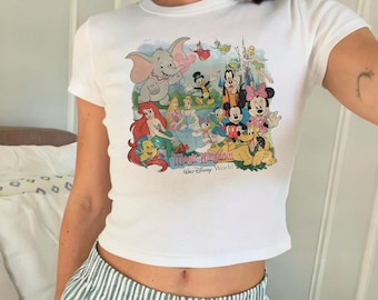 Retro Magic Kingdom Baby Tee, Vintage 90s Theme Park Baby Tee, Mickey And Friends Baby Tee, Family Vacation 2026 Baby Tee, Baby Tee