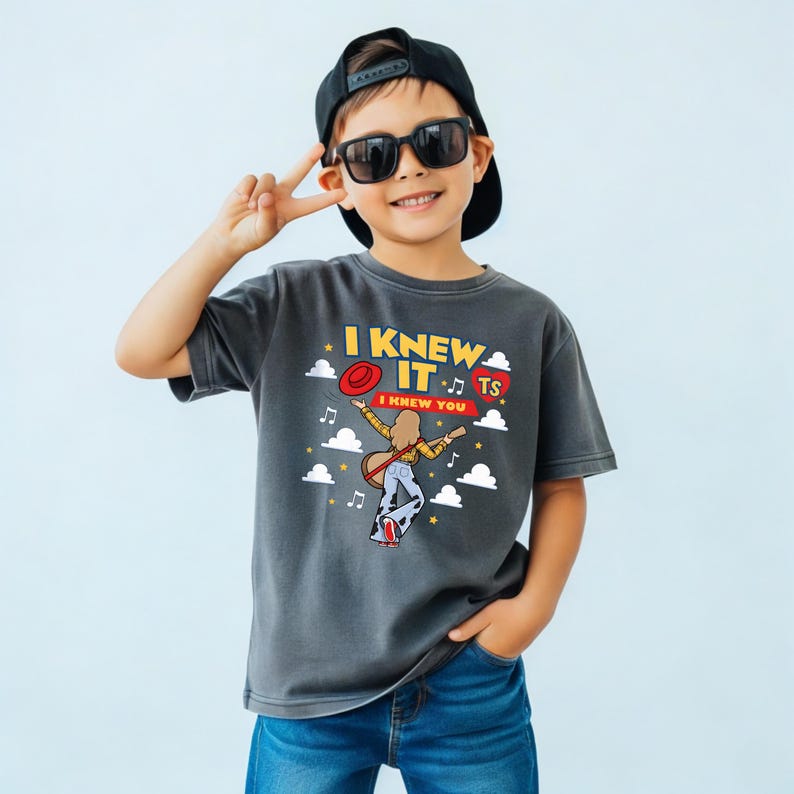 Camiseta Comfort Colors® Vintage "Lo sabía, te conocía", camiseta de amistad de Toy Story 5, camiseta de Woody y Buzz Lightyear, Disneyland imagen 8