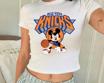 New York Knicks Mickey Mouse Basketball Baby Tee