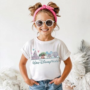 Walt Disney World Shirt, Retro Disney Family Vacation Tee, Four Parks Disney Trip Shirt, Mickey and Friends Tee, Magical Kingdom Shirt bild 7