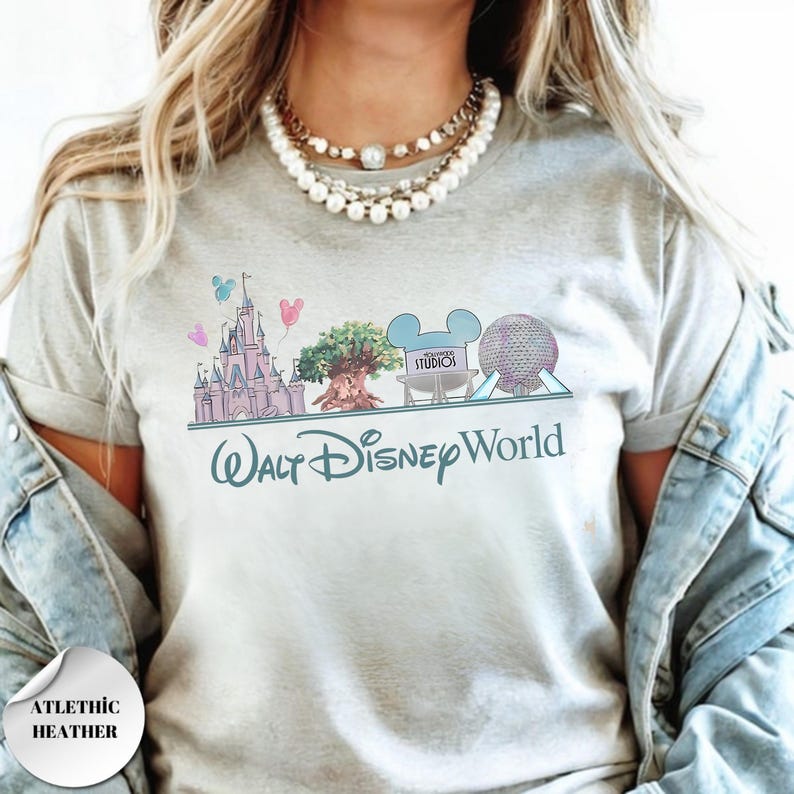 Walt Disney World Shirt, Retro Disney Family Vacation Tee, Four Parks Disney Trip Shirt, Mickey and Friends Tee, Magical Kingdom Shirt bild 3