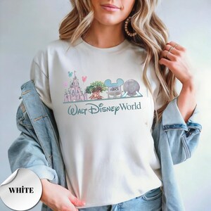 Walt Disney World Shirt, Retro Disney Family Vacation Tee, Four Parks Disney Trip Shirt, Mickey and Friends Tee, Magical Kingdom Shirt bild 2