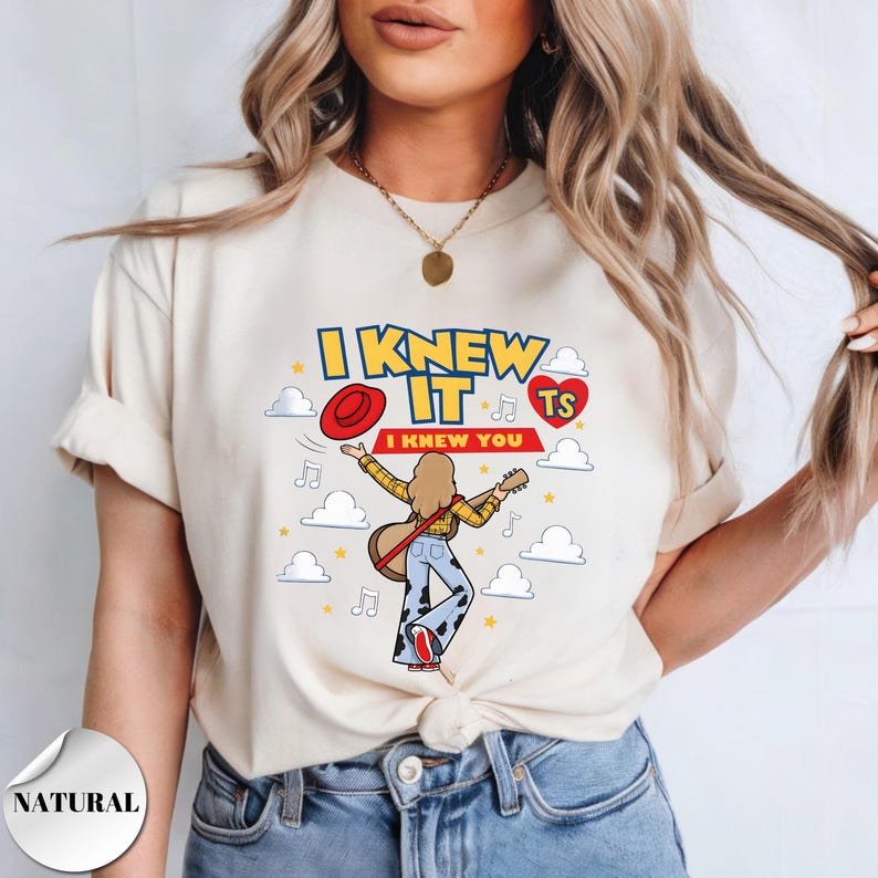 Vintage I Knew It I Knew You Shirt, TS and Toy Story 5 Friendship Shirt, Woody Buzz Lightyear Tee, Disneyland Toy Story Family Matching Tee image 1