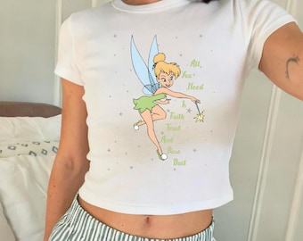 Camiseta de bebé de Campanilla de Disney, Camiseta de bebé de la Princesa Campanilla de Disney, Camiseta de bebé a juego de Disney, Camiseta de bebé del Reino Mágico, Regalo de Disney, Regalo para ella