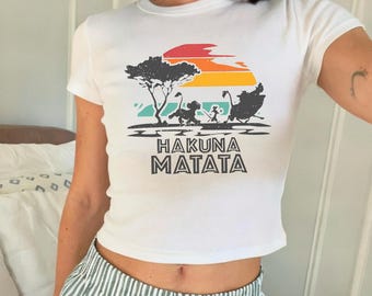 Disney Animal Kingdom Hakuna Matata Baby Tee, Disney Animal Kingdom, Family Squad Baby Tee, Family Animal KingdomDisney Trip Baby Tee