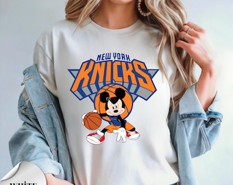 New York Knicks Mickey Mouse Basketball T-Shirt