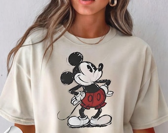 Comfort Colors®Mickey Shirt, Cute Mickey Shirts, Retro Mickey T-shirt, Mouse Shirt, Family Vacation Tshirt, Family Trip, Mickey Lover Gift