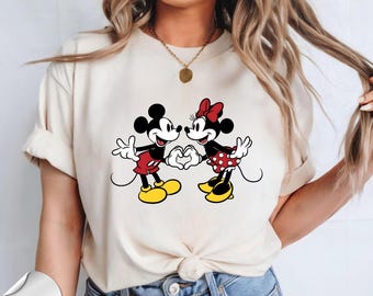 Vintage Mickey Minnie Shirts, Mickey and Friends Matching Shirt, Retro Disney Trip Shirt, Mickey Minnie Couple Shirt, Disney Trip Shirt