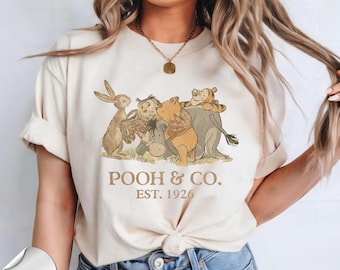 Disney Winnie The Pooh Shirt, Retro Robin Pooh Bear Tigger Piglet Eeyore Group Tee, Animal Kingdom, WDW Family Vacation Trip