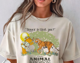 Comfort Colors®Tigger Is That You? Shirt, Pooh Shirt, Animal Kingdom Shirt, Pooh Animal Kingdom, Vintage Disney Shirt