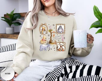 Winnie The Pooh And Friends Sweater, Disney Pooh Co Sweatshirt, Disneyland Pooh Bear Sweatshirt, Pooh Bear Sweater, Disney Pooh Sweatshirt