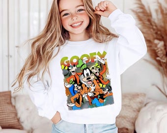 Goofy Sweatshirt, Funny Dog Sweater, Magic Kingdom Family Matching SWeat, Disneyland Vacation Trip Gift