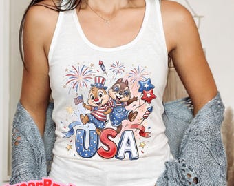 Retro Mickey America 250th Anniversary Tank Top, 1776–2026 Patriotic Tank Top, USA Semiquincentennial Tank Top, Disney 4th of July Tank Top