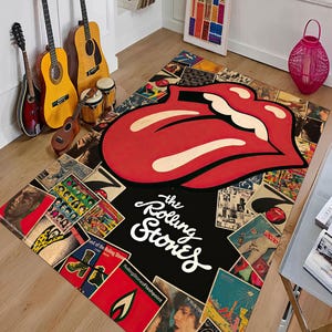 The Rolling Stones Floor Mat - Etsy