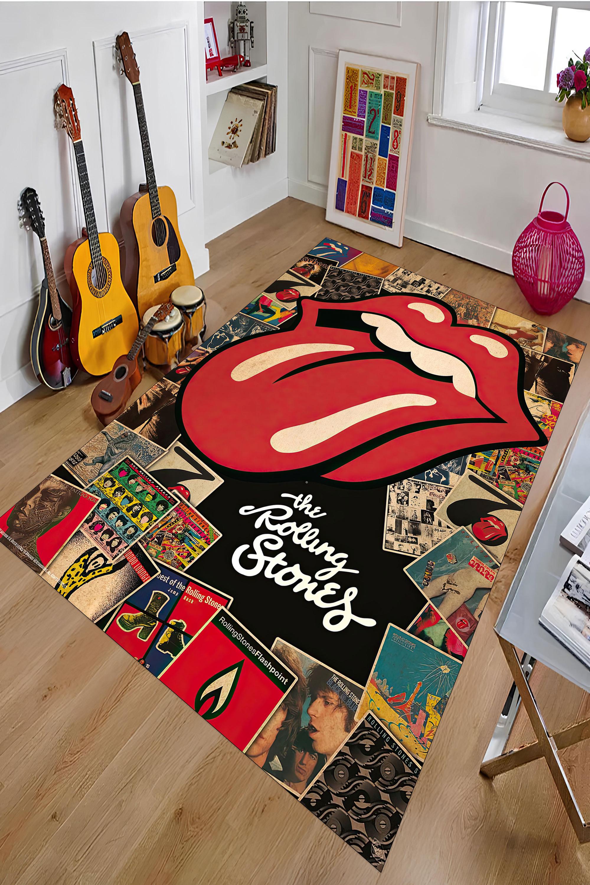 The Rolling Stones Floor Mat - Etsy