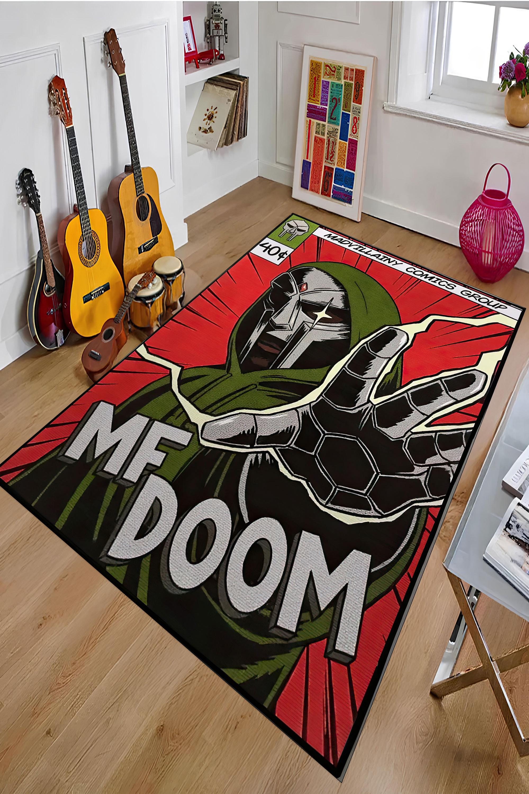 MF Doom Madvillainy Comics Rug – Vintage Rap Fan Art Mat - Etsy