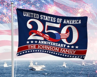 Amerikas förenta stater 1776 2026 Representanthusets flagga 250 år patriotisk presentdekoration